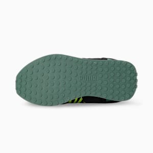 Future Rider Small World Kids' Sneakers, Puma Black-Lime Squeeze