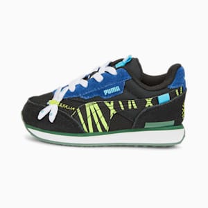 Future Rider Small World Toddlers' Shoes, Puma Black-Lime Squeeze