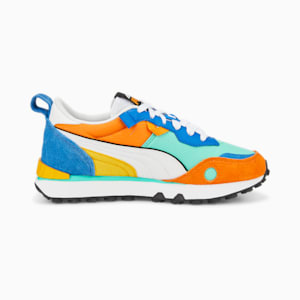 Zapatos deportivos Rider FV Future Vintage para jóvenes, Biscay Green-Vibrant Orange