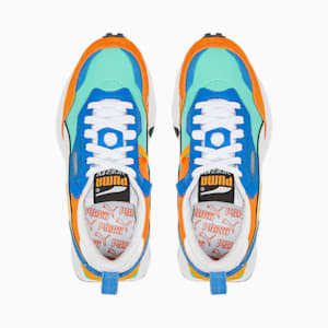 Zapatos deportivos Rider FV Future Vintage para jóvenes, Biscay Green-Vibrant Orange