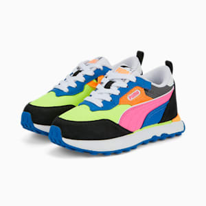 Baskets Rider FV Future Vintage Enfant, Lime Squeeze-Puma Black-Puma Royal, extralarge