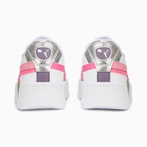 Cali Dream Boho Gleam Big Kids' Sneakers, Puma White-Fiery Coral-Dusty Green