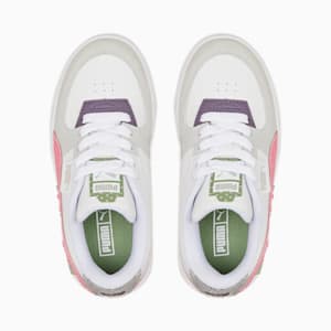 Cali Dream Boho Gleam Little Kids' Sneakers, Puma White-Fiery Coral-Dusty Green, extralarge