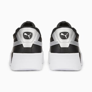 Zapatos deportivos Cali Dream Shiny Pack para jóvenes, Puma Black-Puma Silver, extralarge