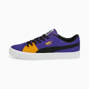 ユニセックス スケートボード スウェード ニトロ スニーカー, Prism Violet-Puma Black-Spectra Yellow