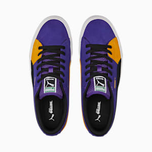 ユニセックス スウェード スケート ニトロ スニーカー, Prism Violet-Puma Black-Spectra Yellow, extralarge-JPN