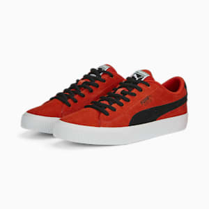 ユニセックス スケートボード スウェード ニトロ スニーカー, Warm Earth-PUMA Black-PUMA White