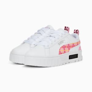 Mayze '90s Prep Little Kids' Shoes, Puma White-PRISM PINK-Puma Black