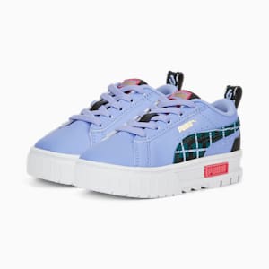 Zapatos deportivos de cierre alternativo Mayze '90s Prep para bebés, Lavendar Pop-Puma Black-Puma White