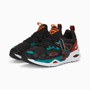 Chaussures PUMA x MINECRAFT TRC Blaze, jeunes, Puma Black-Teal Green