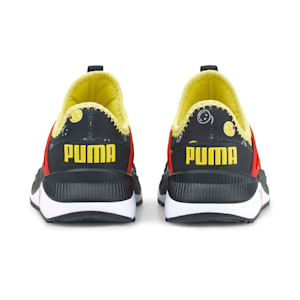 キッズ PUMA x SMILEYWORLD ペーサー フューチャー スニーカー 17-21cm, Puma Black-High Risk Red-Vibrant Yellow