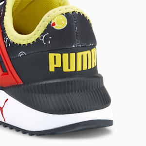 キッズ PUMA x SMILEYWORLD ペーサー フューチャー スニーカー 17-21cm, Puma Black-High Risk Red-Vibrant Yellow