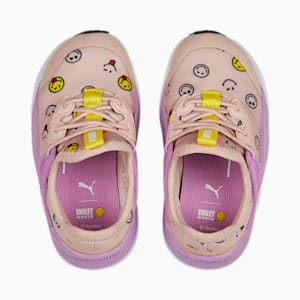 PUMA x SMILEYWORLD Pacer Future Babies'  Sneakers, Rose Quartz-Mauve Pop-Vibrant Yellow