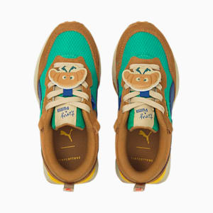 キッズ PUMA x TINYCOTTONS ライダー FV スニーカー 17-21cm, Simply Green-Limoges
