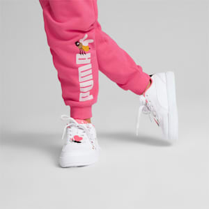 Caven Small World Kid's Sneakers, Puma White-Almond Blossom-Sunset Pink-Puma Black