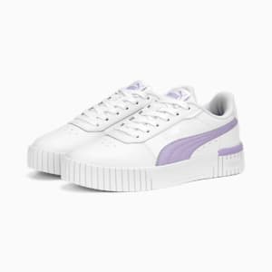 Carina 2.0 Sneakers Youth, PUMA White-Vivid Violet-PUMA Silver, extralarge-GBR