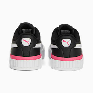 Carina 2.0 Little Kids' Sneakers, PUMA Black-PUMA White-Glowing Pink