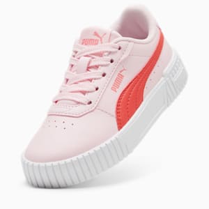 Tenis Carina 2.0 para niña, Whisp Of Pink-Active Red-PUMA White, extralarge