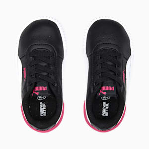 Carina 2.0 AC Toddler Shoes, PUMA Black-PUMA White-Glowing Pink