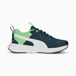 Evolve Run Mesh Youth Sneakers, Dark Night-PUMA White-Summer Green, extralarge-IND