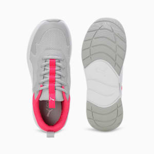 Evolve Run Mesh Youth Sneakers, Cool Light Gray-PUMA White-Glowing Pink, extralarge-IND