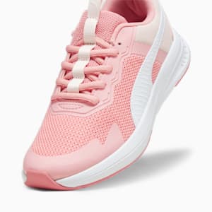 キッズ プーマ エボルブラン メッシュ スニーカー 22-25cm, Peach Smoothie-PUMA White, extralarge-JPN