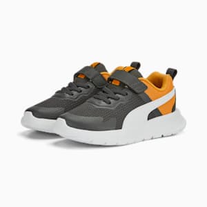 Evolve Run Mesh Kids' Sneakers, Shadow Gray-PUMA White-Clementine, extralarge-IND