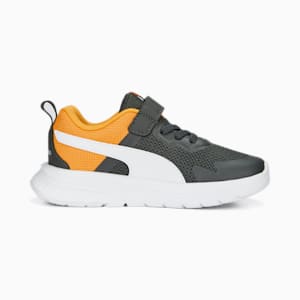 Evolve Run Mesh Kids' Sneakers, Shadow Gray-PUMA White-Clementine, extralarge-IND