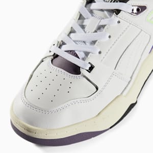 Zapatos deportivos Slipstream para mujer, Puma White-Marshmallow-Purple Charcoal, extragrande