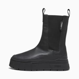 Mayze Stack Women's Chelsea Boot, PUMA Black, extralarge-GBR