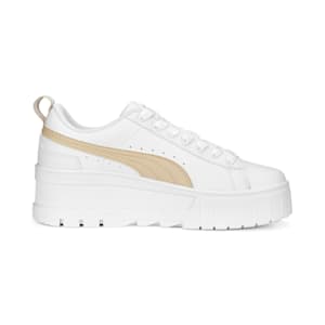 ウィメンズ メイズ ウェッジ スニーカー, PUMA White-Granola, extralarge-JPN