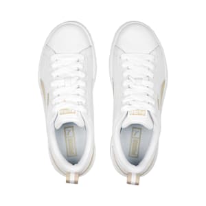 ウィメンズ メイズ ウェッジ スニーカー, PUMA White-Granola, extralarge-JPN