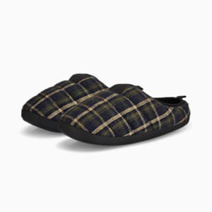 ユニセックス プーマ スカッフ フランネル スリッパ, Burnt Olive-Puma Black