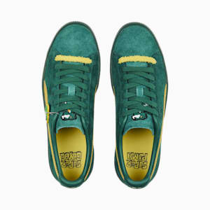 Clyde Super PUMA Unisex Sneakers, Evergreen-Sun Ray Yellow, extralarge-IND