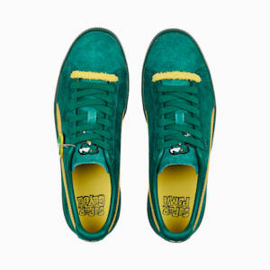 Clyde Super PUMA Men's Sneakers, Evergreen-Sun Ray Yellow