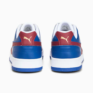 RBD Game Low Men's Sneakers, PUMA White-Team Regal Red-Clyde Royal-PUMA Gold