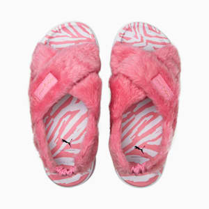 PUMA x BABY PHAT Mayze Women's Sandals, PRISM PINK-Puma White-Puma Team Gold