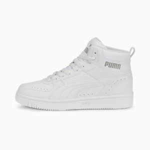 Rebound Joy Wide Men's Sneakers, Puma White-Puma White-Limestone, extralarge