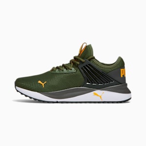 Zapatos deportivos Pacer Future Wide, Myrtle-PUMA Black-Orange Glo, extralarge