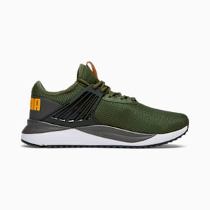 Zapatos deportivos Pacer Future Wide, Myrtle-PUMA Black-Orange Glo, extralarge