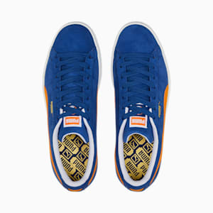 ユニセックス スウェード チームス Ⅱ スニーカー, Blazing Blue-Vibrant Orange-Puma White, extralarge-JPN