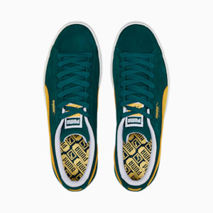 ユニセックス スウェード チームス Ⅱ スニーカー, Varsity Green-Mustard Seed-Puma White