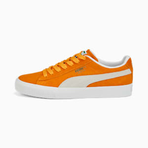 ユニセックス スケートボード スウェード バルク スニーカー, Apricot-Puma White