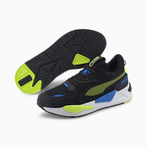 RS-Z Reinvention Sneakers, Puma Black-Lime Squeeze