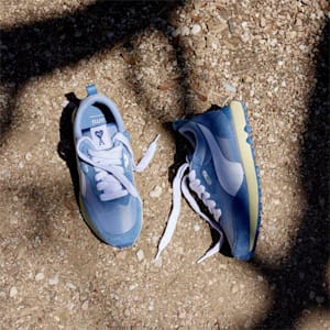 PUMA x AMI Rider FV Sneakers, Stellar-Puma White-Faded Denim