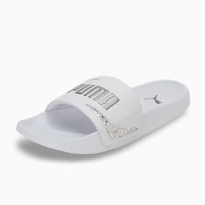 Leadcat 2.0 Star Quality Women Slides, Puma White-Puma Aged Silver