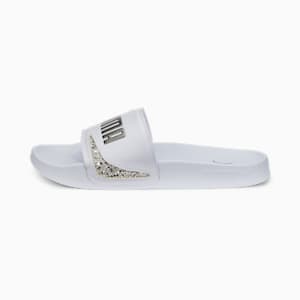 Leadcat 2.0 Star Quality Women Slides, Puma White-Puma Aged Silver