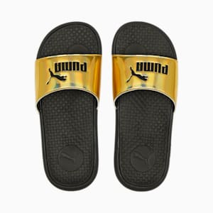 Sandalias Cool Cat Distressed para mujer, Puma Team Gold-Puma Black, extralarge