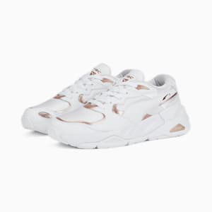 Zapatos deportivos TRC MIRA Glam para mujer, Puma White-Rose Gold
