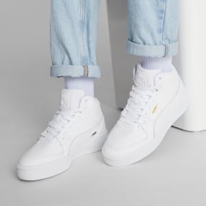 CA Pro Mid Sneakers, Unisex Puma White-Puma Team Gold, extralarge